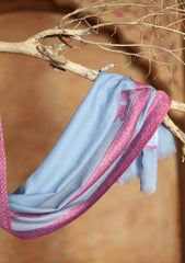 Pashmina Jamawar Scarf D#63 - B Grey