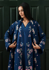Winter - Neeshay - Reverie Karandi Unstitched 26 - BLUE SPRUCE