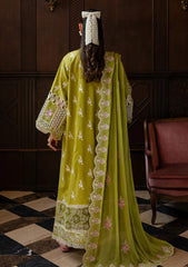 Lawn - Marjjan - Ruhi - Unstitched 25 - MLL-04 B (NEON GREEN)