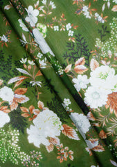 Digital Printed Lawn Fabric - D#10412