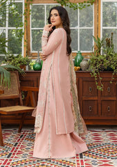 Lawn - Elaf Premium - E.Craft - Chikankari - EEC-1A FOREVER BLUSH