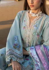 Lawn - Crimson - Flow - CF25#6A - Floral Crush