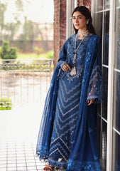 Lawn - Sardinia - Embroidered Eid Edit 26 - SC#1706 - Terrace Blue