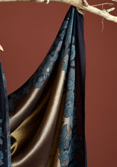 Pashmina Zari Jamawar Shawl D - 45 - N Blue