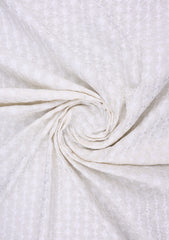 Elite Men China Boski Embroidered 6 Pound Brown Selvage - Off White