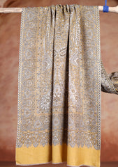 Pashmina Jamawar Scarf D#78 - Golden