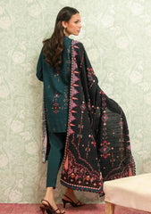 Winter - Sahar - Khaddar/Winter - Unstitched 25 - AW2-25-23 - Obsidian Green