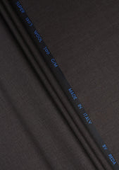 Reda Solid Tropical 130's Wool Fabric - D Brown