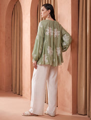 Pret - Moven - Co-Ords Set - Green & White