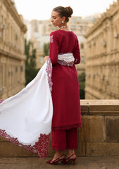 Winter - Rang Rasiya - Carnation 25 - Luxury Shawl Edit - CWD#05 - Rose