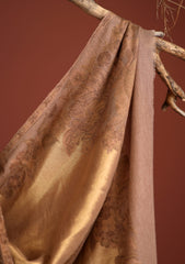 Pashmina Zari Jamawar Shawl D - 06 - Skin