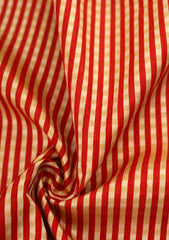 Elite Men Silk Stripe Unstitched Waistcoat Fabric