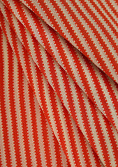 Elite Men Silk Stripe Unstitched Waistcoat Fabric