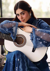 Lawn - Sardinia - Embroidered Eid Edit 26 - SC#1706 - Terrace Blue