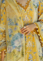 Lawn - Elaf Premium - Signature - Embroidered - ETS#3B - SUNGLOW