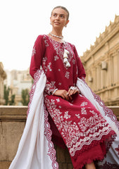 Winter - Rang Rasiya - Carnation 25 - Luxury Shawl Edit - CWD#05 - Rose