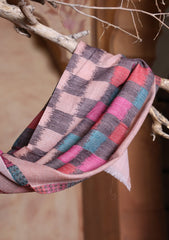 Pashmina Jamawar Scarf D#100 - L Peach