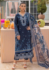 Lawn - Saad Shaikh - Mojito - Printed 25 - SS#1109 - Blue Mirage