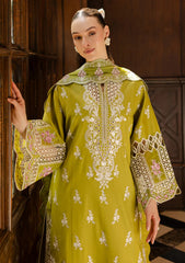 Lawn - Marjjan - Ruhi - Unstitched 25 - MLL-04 B (NEON GREEN)