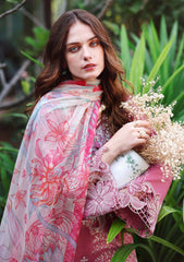 Lawn - Mushq - Hemline Secret Garden 26 - Beyond The Garden Gate - MHS#208 - Mystic Camellia