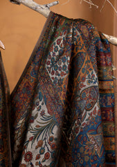 Pashmina Zari Jamawar Shawl D#19 - Mehndi