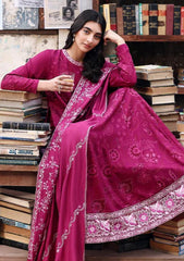 Winter - Cross Stitch - Marina Unstitched 25 - MAR#107 - FUCHSIA THREAD