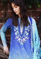 Lawn - Mushq - Solace 26 - Ombre Chikankari - MUNSS#205 - Moonlit Ease