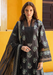 Lawn - Marjjan - Seraya - Embroidered 25 - MBL#21-B - CHARCOAL GREY