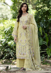 Lawn - Elaf Premium - Luxury 26 - Vol 2 - ELQ#07A - BUTTER YELLOW