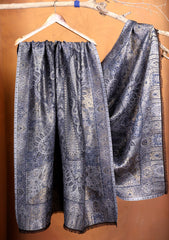 Pashmina Zari Jamawar Shawl D#214 - Grey