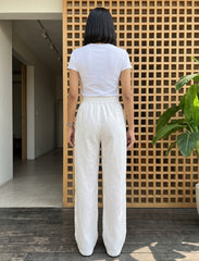 Pret - Moven - Cotton Linen Trouser - White