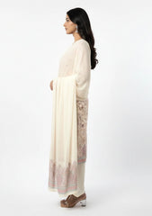 Winter - Riwaj - Pashmina Suit - Kaani Jamawar - Premium 25 - D#47 - Skin