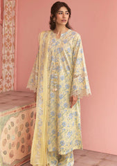 Lawn - Cross Stitch - Unstitched Premium 25 - SUNSHINE DREAM