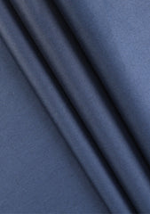 Elite Men Galaxy Cotton Satin Fabric - N Blue