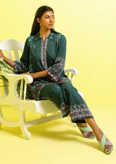 Winter - Sahar - Elara - Printed Fall - 2 Pcs - AW1-25-28 - Floral Drift