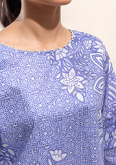 Lawn - Beechtree - Summer Unstitched - BT1S24U24 - Blue Blizzard