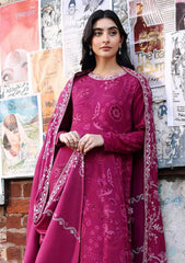 Winter - Cross Stitch - Marina Unstitched 25 - MAR#107 - FUCHSIA THREAD