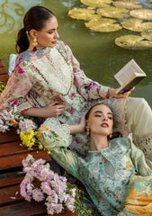 Lawn - Elaf Premium - Print Chikankari 25 - ELK-06A PISTACHIO DREAMS