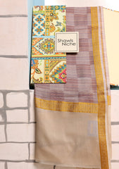 Jacquard Lawn Summer Shawl D#21 - Skin
