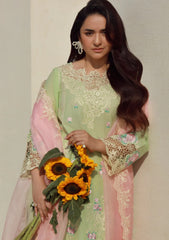 Lawn - Marwat Textiles - Gulmina - Unstitched 25 - D#08 - Gardenia