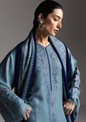 Winter - Zara Shahjahan - Saraab Unstitched 26 D#09 - FIROZA