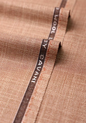 Cavani Bamboo Wool Linen Superior Suiting Texture - Light Rust