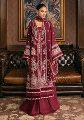 Winter - Elaf Premium - Luxury 25 - Karandi Edit - EWK#4B - CRIMSONELLE