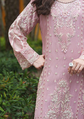 Formals - Zainab Fazlani - Elysian - Luxury Chiffon 25 - ZFEC#02 - Blush Serenad