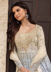 Lawn - Faiza Saqlain - Zinnia Luxury 25 - Freesia