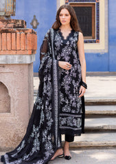 Lawn - Marjjan - Seraya - Embroidered 25 - MBL#22-A - BLACK