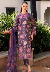Lawn - Farasha - Aurea - Eid Summer 25 - Majestic Purple