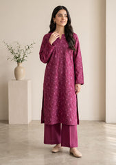 Winter - Rubaaiyat - Pashmina Embroidered 26 - D#09 - Pink