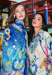 Lawn - Mushq - Hemline - La Dolce - Prints Vol-2 - HUN25#6B - FLORAL PARADISE