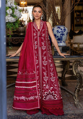 Lawn - Crimson - Flow Unstitched 26 - CFD#5A - A HANDMADE TALE